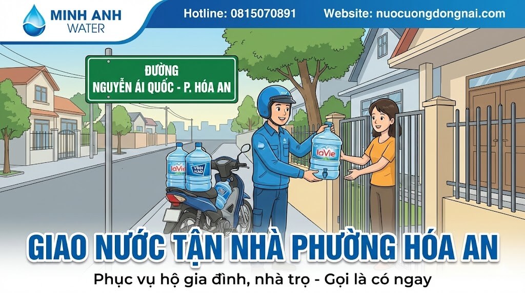 Giao nước uống Phường Hóa An