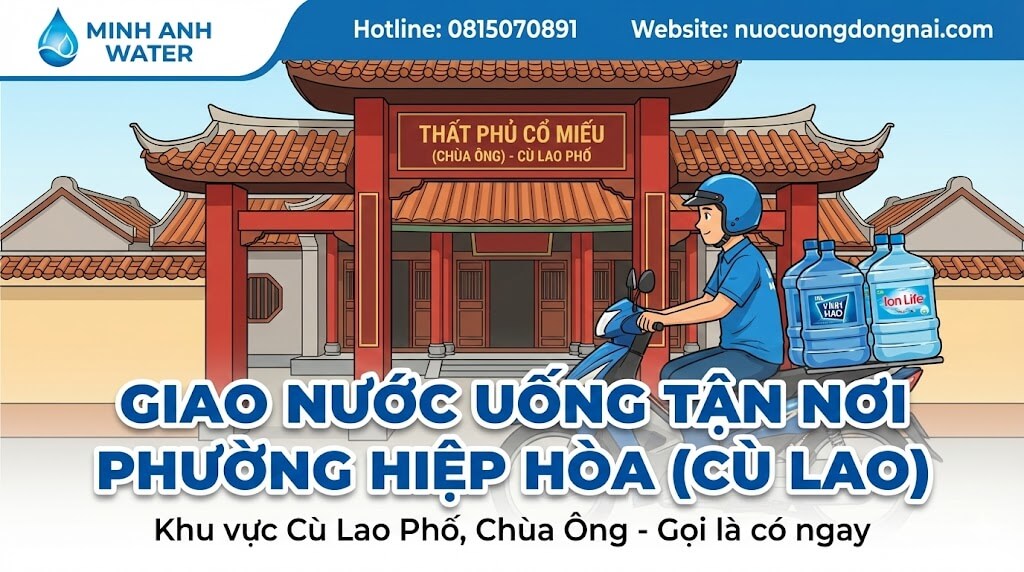 Giao nước uống Phường Hiệp Hòa (Cù Lao)