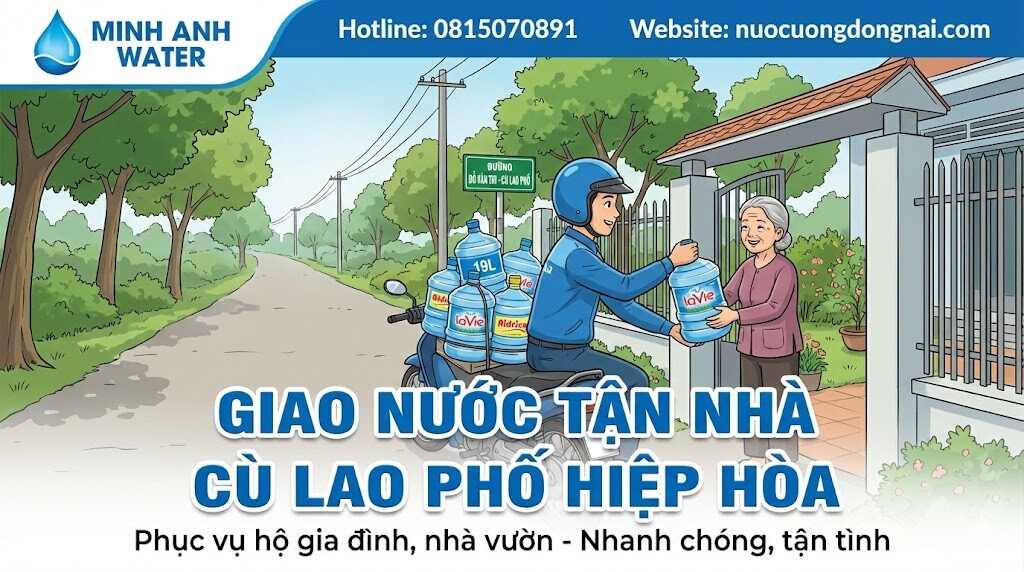 Giao nước uống Phường Hiệp Hòa (Cù Lao)