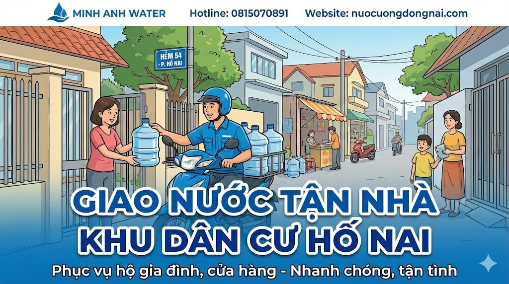 Giao nước uống Phường Hố Nai: Nước Tinh Khiết & Tiện Lợi Tận Nhà 1 Giao nước uống Phường Hố Nai