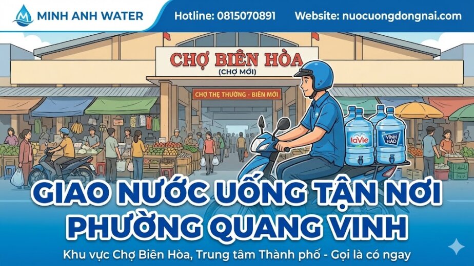 Giao nước uống Phường Quang Vinh