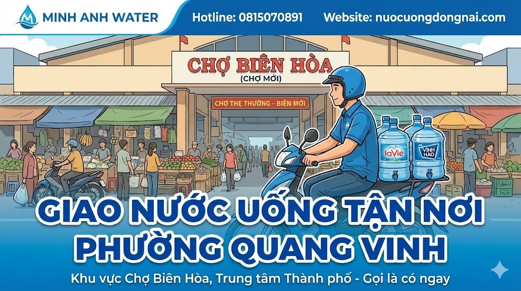 Giao nước uống Phường Quang Vinh