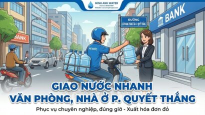 Giao nước uống Phường Quyết Thắng