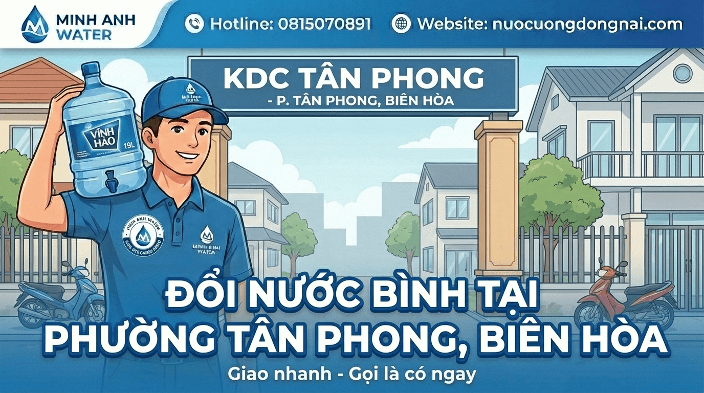 Giao nước uống Phường Tân Phong