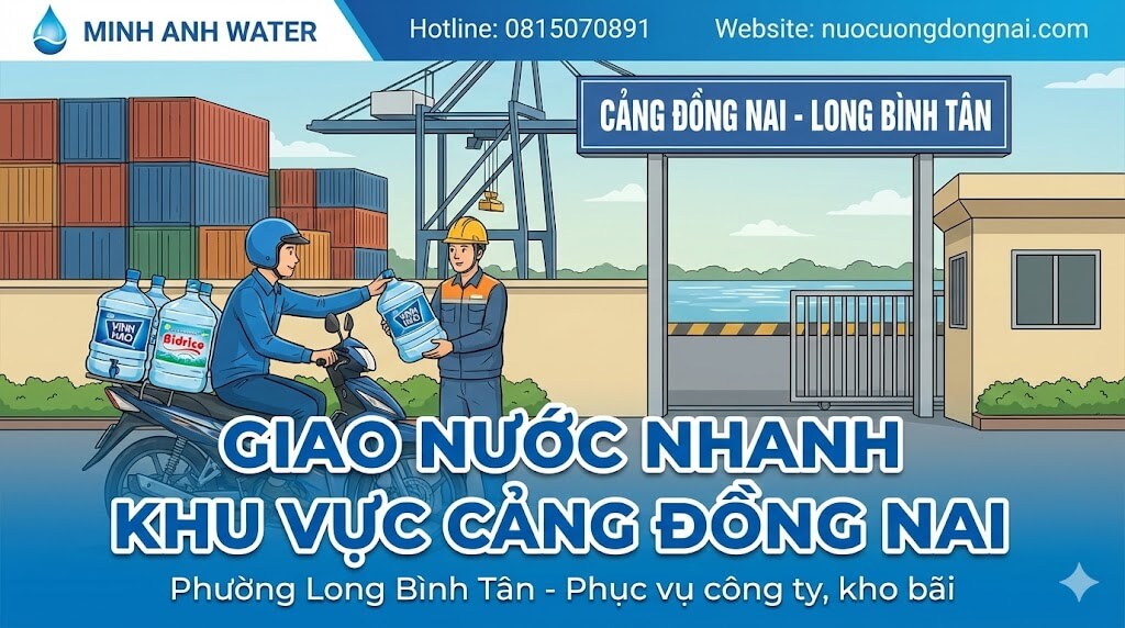 Giao nước uống Phường Long Bình Tân