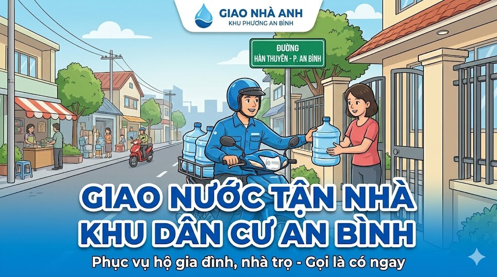 Giao nước uống Phường An Bình