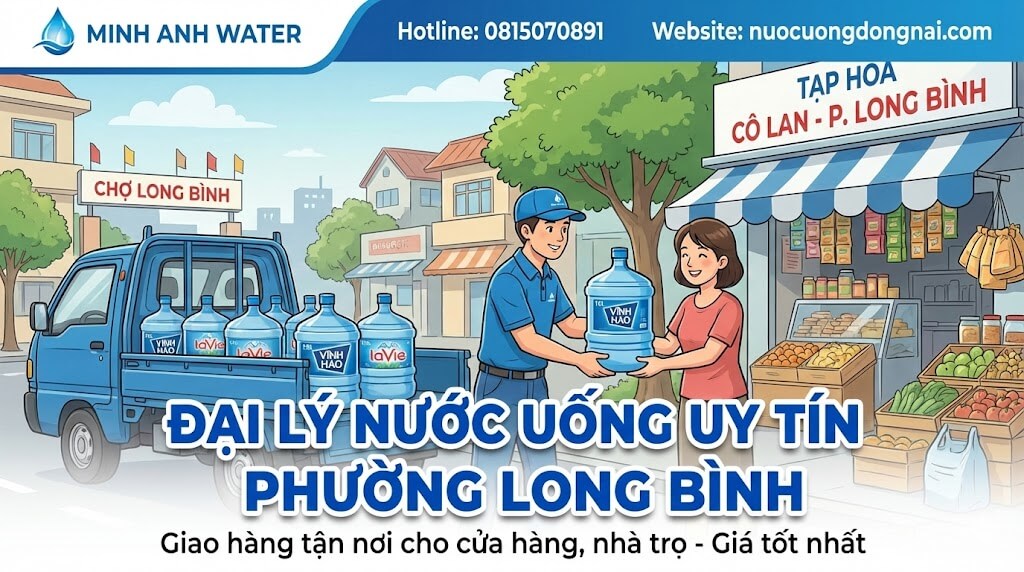Giao nước uống Phường Long Bình